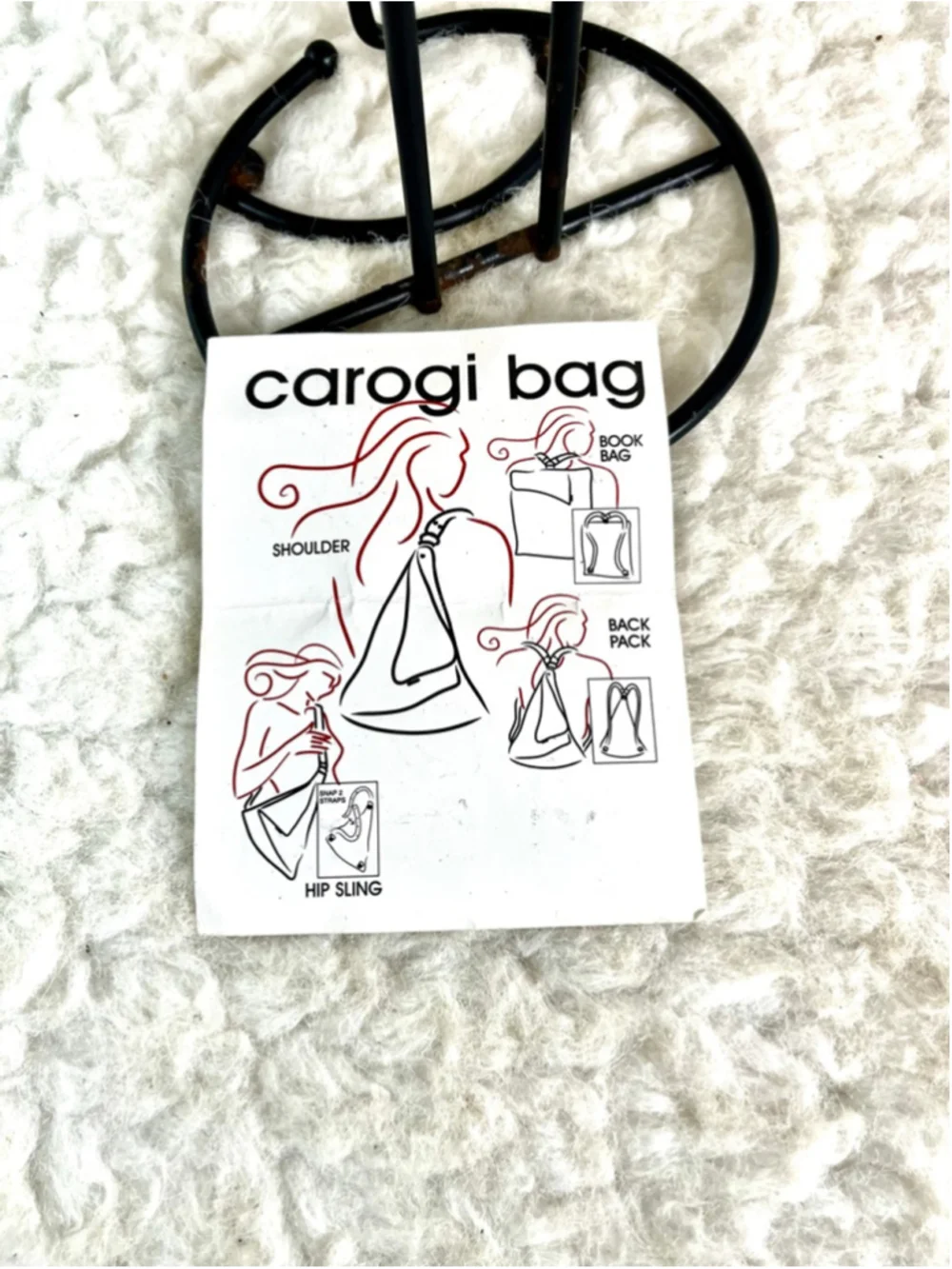 Carson Rogers CAROGI Convertible Triangle BAG Sling Backpack Shoulder Bag